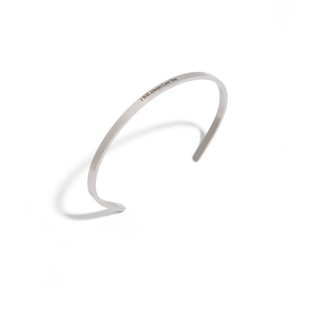 SILVER CUSTOM THIN BRACELET - PULSERAS GRABADAS - Malandra Jewelry - ESYP15.P