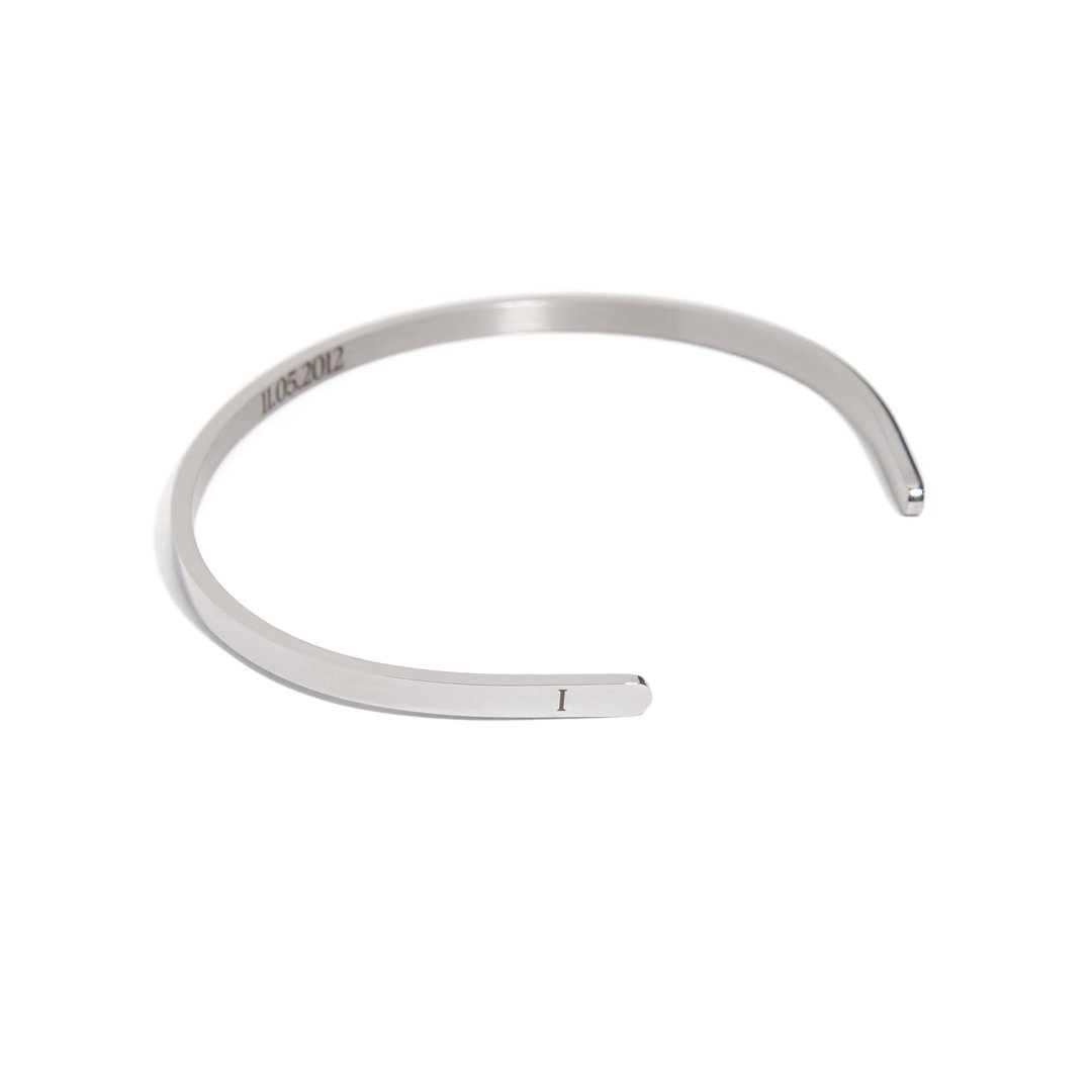 SILVER CUSTOM THIN BRACELET - PULSERAS GRABADAS - Malandra Jewelry - ESYP15.P