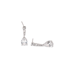 SILVER DAZZLE SPARK EARRINGS - ARETES - Malandra Jewelry - XIA21.P - CE5070RH