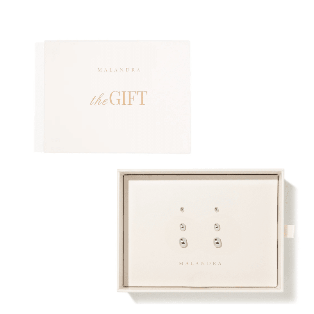 SILVER DOT MIX GIFT SET - SETS DE REGALO - Malandra Jewelry - SET124-ZWA69.P