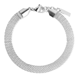 SILVER FLAT ICON BRACELET - PULSERAS - Malandra Jewelry - EUWP248.P-DZJDB202506232NINA-S