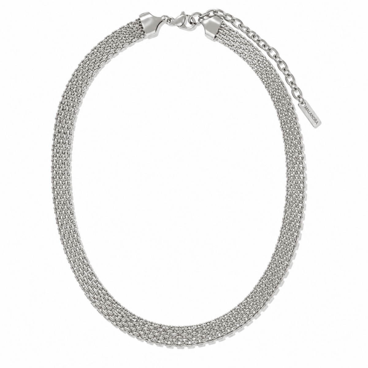 SILVER FLAT ICON NECKLACE - COLLARES - Malandra Jewelry - EUWC237.P-DZJDN202506231NINA