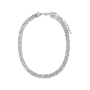 SILVER FLAT ICON NECKLACE - COLLARES - Malandra Jewelry - EUWC237.P-DZJDN202506231NINA