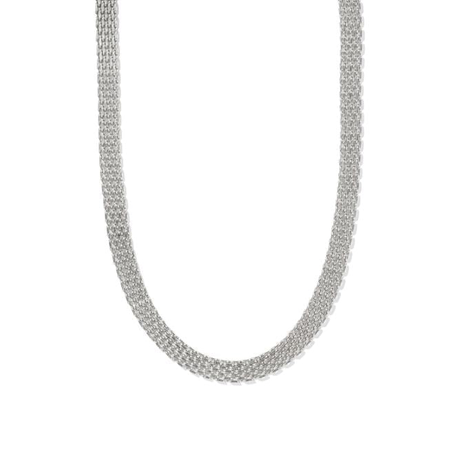 SILVER FLAT ICON NECKLACE - COLLARES - Malandra Jewelry - EUWC237.P-DZJDN202506231NINA
