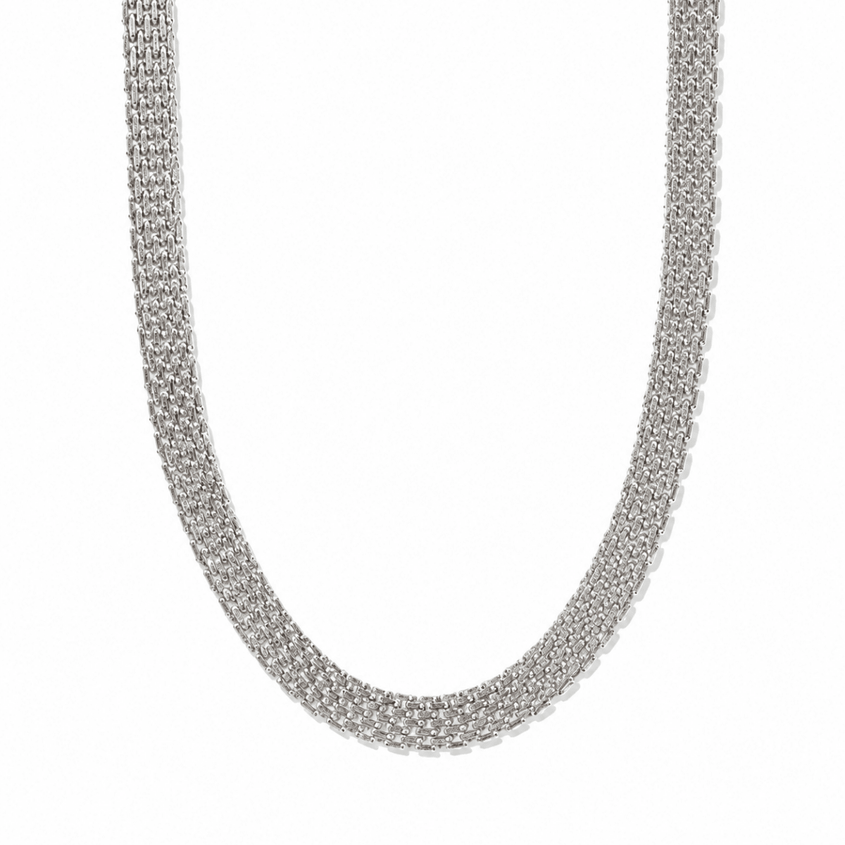 SILVER FLAT ICON NECKLACE - COLLARES - Malandra Jewelry - EUWC237.P-DZJDN202506231NINA
