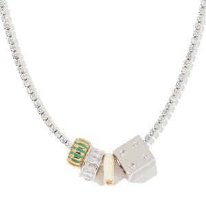 SILVER FORTUNE CHARM - DIJES - Malandra Jewelry - EYHD175.P-Model 9 (Dice)