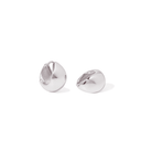 SILVER GLEAM DROP HOOPS - ARETES - Malandra Jewelry - ZWA120.P-QX06555