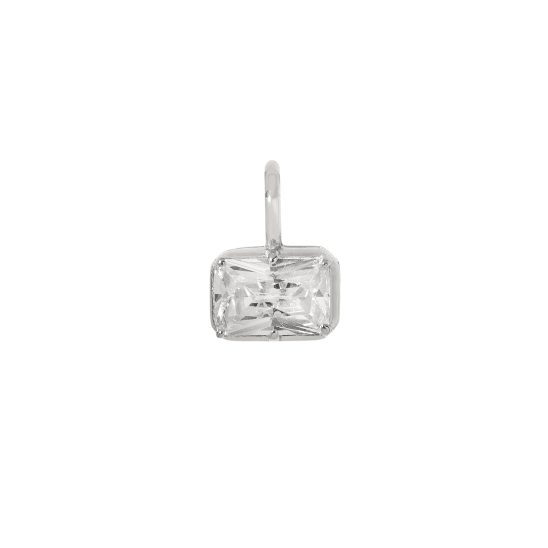 Silver Gleam Rectangle Charm - DIJES - Malandra Jewelry - LLD6.P