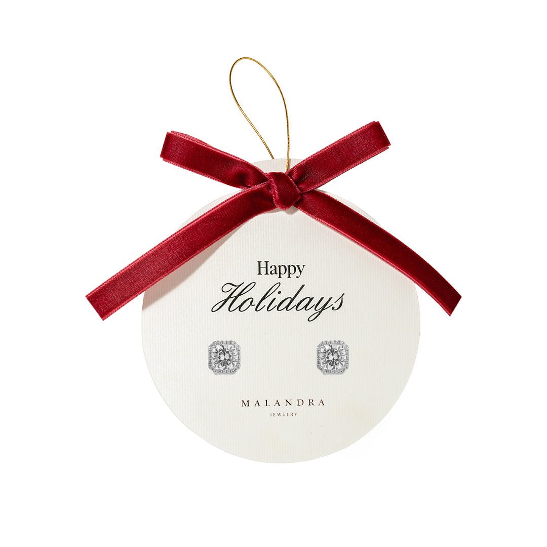 SILVER GLIMMER EARRINGS - ARETES - Malandra Jewelry - ZWA72.P-QX02204