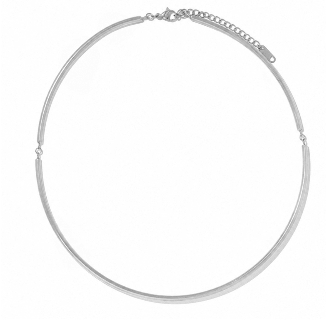 Silver Glimmer Lumina Choker - COLLARES - Malandra Jewelry - TC2655