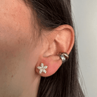 SILVER & GOLD DUO EAR CUFF - ARETES - Malandra Jewelry - EUWA166 - JDEW2411021 - PS