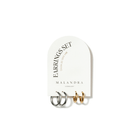 SILVER & GOLD HOOPS SET - ARETES - Malandra Jewelry - TA1859