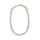 SILVER & GOLD LINK NECKLACE - COLLARES - Malandra Jewelry - TC2264