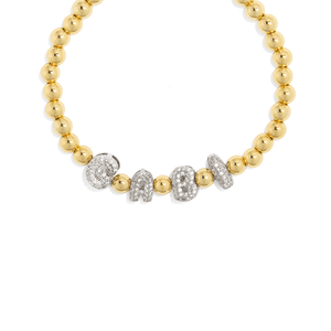 SILVER & GOLD SPARK BRACELET - PULSERAS PERSONALIZADAS - Malandra Jewelry - TP2025.1