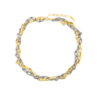 SILVER & GOLD TWIST CHAIN NECKLACE - COLLARES - Malandra Jewelry - TC1986