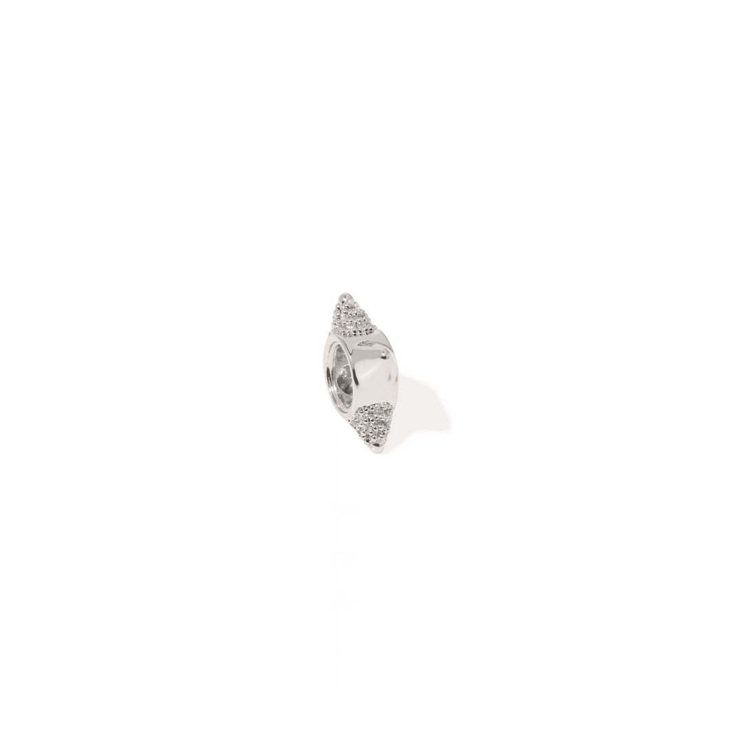 SILVER GUIDANCE CHARM - DIJES - Malandra Jewelry - EYHD173.P-Model 7 (spikes)