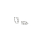 SILVER HALO HEARTS HOOPS - ARETES - Malandra Jewelry - ZWA17.P-QX01344