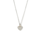 SILVER HEART CUSTOM NECKLACE - COLLARES GRABADOS - Malandra Jewelry - ESYC8