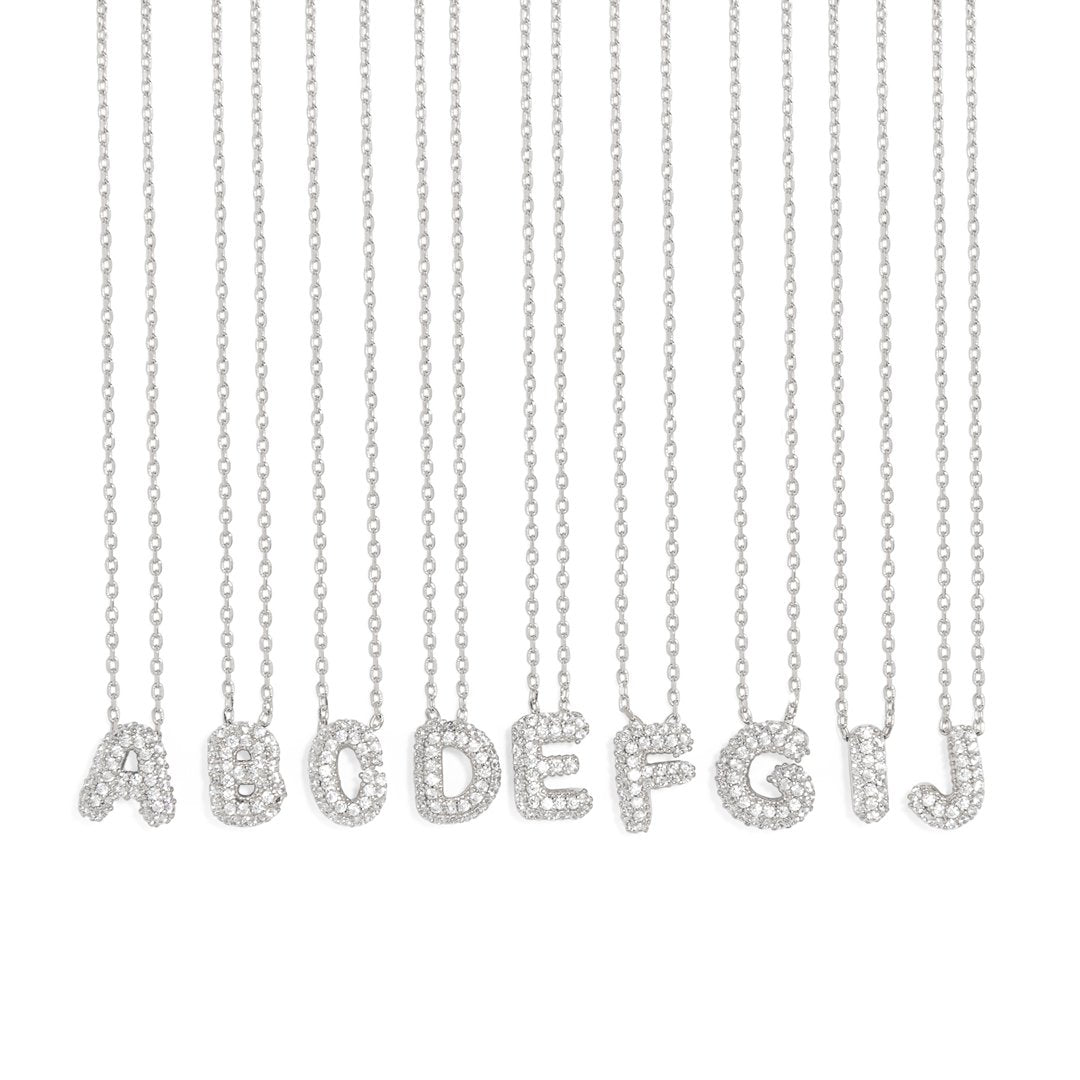 SILVER LETTER GLOW - COLLARES - Malandra Jewelry - XRC76.A - IND582 ARHCRY