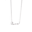 SILVER LOVE NECKLACE - COLLARES - Malandra Jewelry - XBC165.P - BPN00437 RHCRY