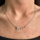 SILVER LOVE NECKLACE - COLLARES - Malandra Jewelry - XBC165.P - BPN00437 RHCRY