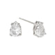 SILVER LUXE DROP STUDS - ARETES - Malandra Jewelry - EZAA60.P
