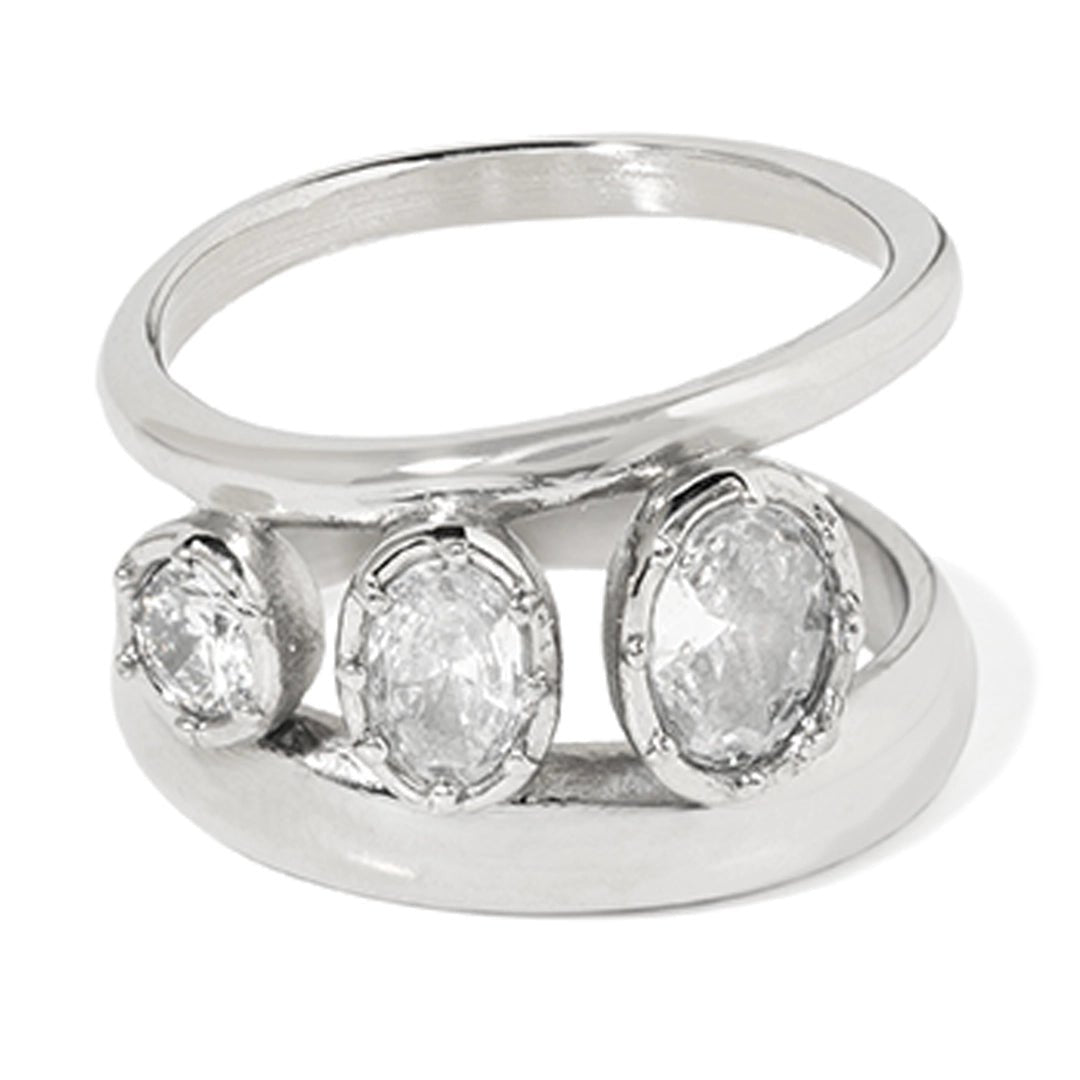SILVER LUXE HARMONY RING - ANILLOS - Malandra Jewelry - EUWR487.7-JDR0101326-S-7