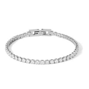 Silver Majesté Tennis Bracelet - PULSERAS - Malandra Jewelry - EUWP144.P-JDB201210-S