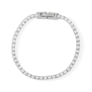 Silver Majesté Tennis Bracelet - PULSERAS - Malandra Jewelry - EUWP144.P-JDB201210-S