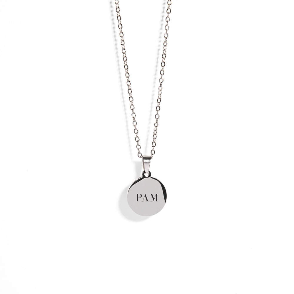 SILVER MEDAL CUSTOM NECKLACE - COLLARES - Malandra Jewelry - ESYC7.P