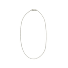 SILVER MEDIUM TENNIS NECKLACE - COLLARES - Malandra Jewelry - EYHC81-MODEL  6 NECKLACE