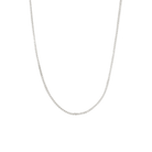 SILVER MEDIUM TENNIS NECKLACE - COLLARES - Malandra Jewelry - EYHC81-MODEL  6 NECKLACE