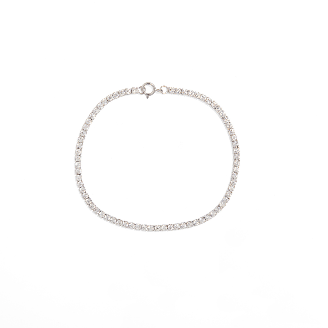 SILVER MILANO TENNIS BRACELET - PULSERAS - Malandra Jewelry - ERP102.P - DZ60600382082A - 5