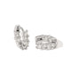 SILVER MINI RADIANT HOOPS - ARETES - Malandra Jewelry - EZAA71.P