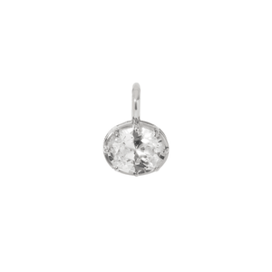 Silver Petite Oval Charm - DIJES - Malandra Jewelry - LLD8.P