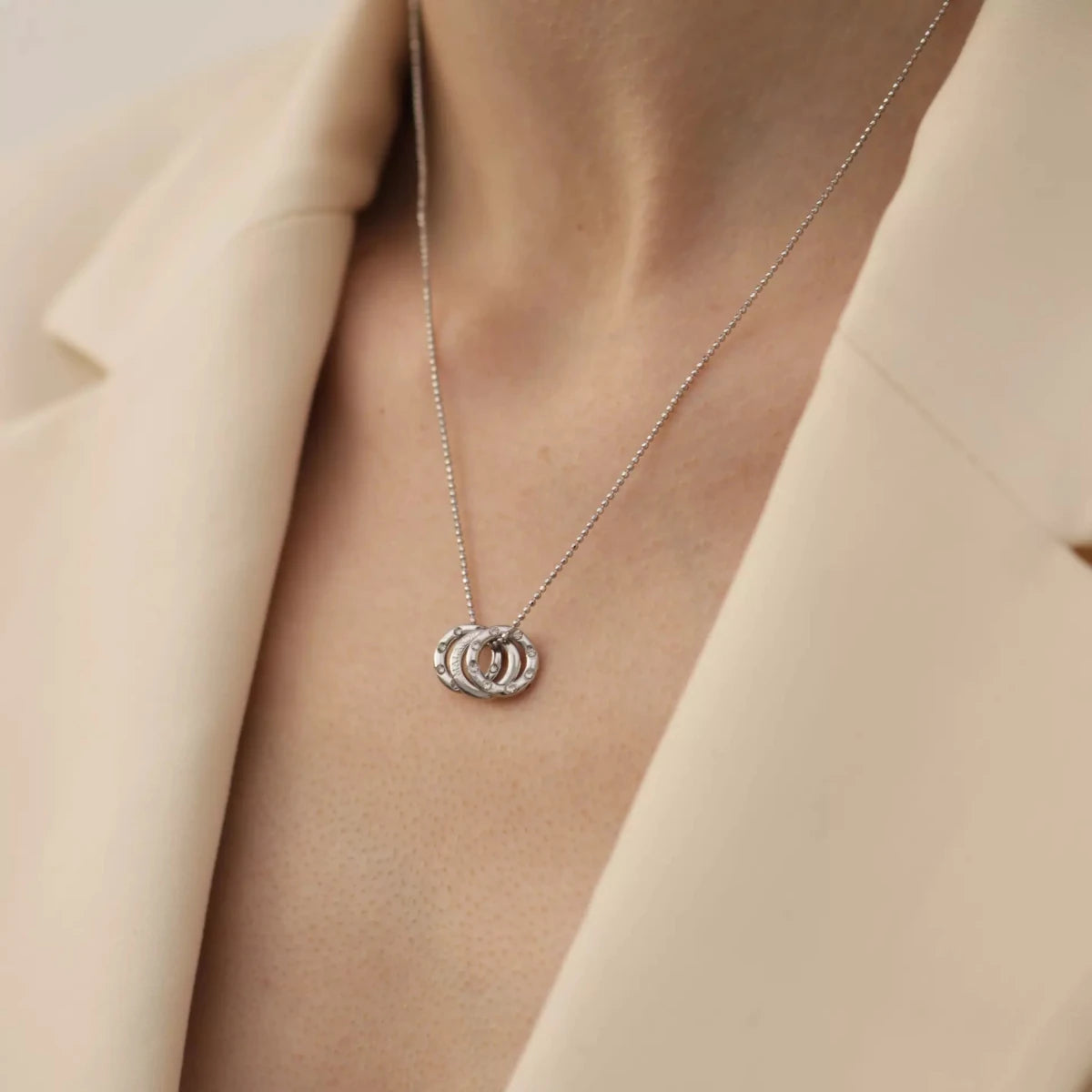 Silver Plain Charm - DIJES - Malandra Jewelry - EYHD185.P