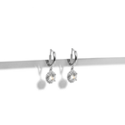 SILVER RADIANCE HOOPS - ARETES - Malandra Jewelry - ZWA67.P - QX01325