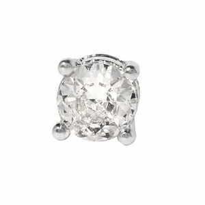 Silver Radiant Piercing - ARETES - Malandra Jewelry - ZTA38.P-EGD1327