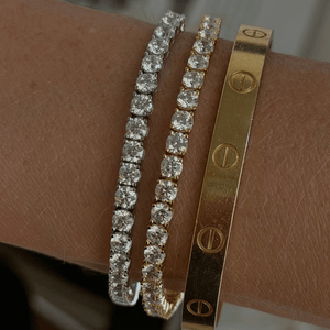 Silver Royale Tennis Bracelet - PULSERAS - Malandra Jewelry - LSP3.P-HK00051A
