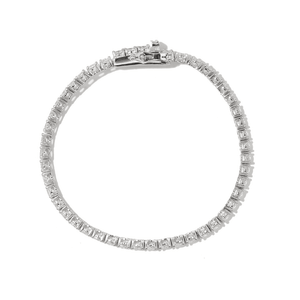 Silver Royale Tennis Bracelet - PULSERAS - Malandra Jewelry - LSP3.P-HK00051A