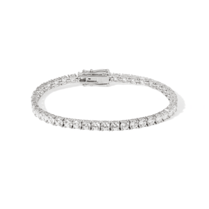 Silver Royale Tennis Bracelet - PULSERAS - Malandra Jewelry - LSP3.P-HK00051A