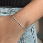 SILVER SHINE TENNIS BRACELET - PULSERAS - Malandra Jewelry - EP5924.P - M210709000625
