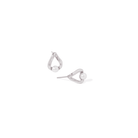 SILVER SOFT PEARL EARRINGS - ARETES - Malandra Jewelry - ZWA105.P-QX02732Y