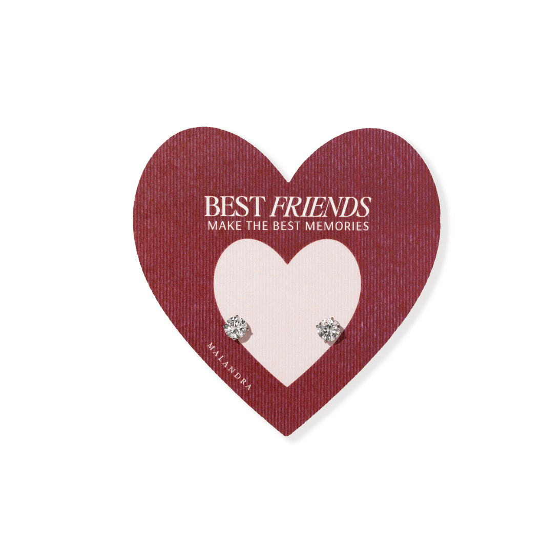 SILVER SPARK LUXE STUDS - ARETES - Malandra Jewelry - ZWA23.P-QX00880YX