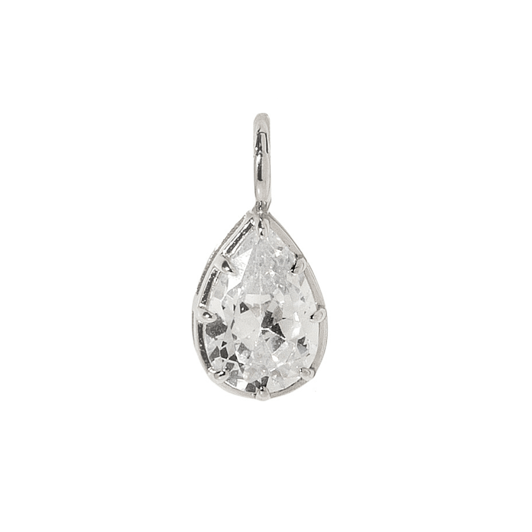Silver Spark Teardrop Charm - DIJES - Malandra Jewelry - LLD7.P-LYBC5016