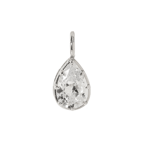 Silver Spark Teardrop Charm - DIJES - Malandra Jewelry - LLD7.P-LYBC5016
