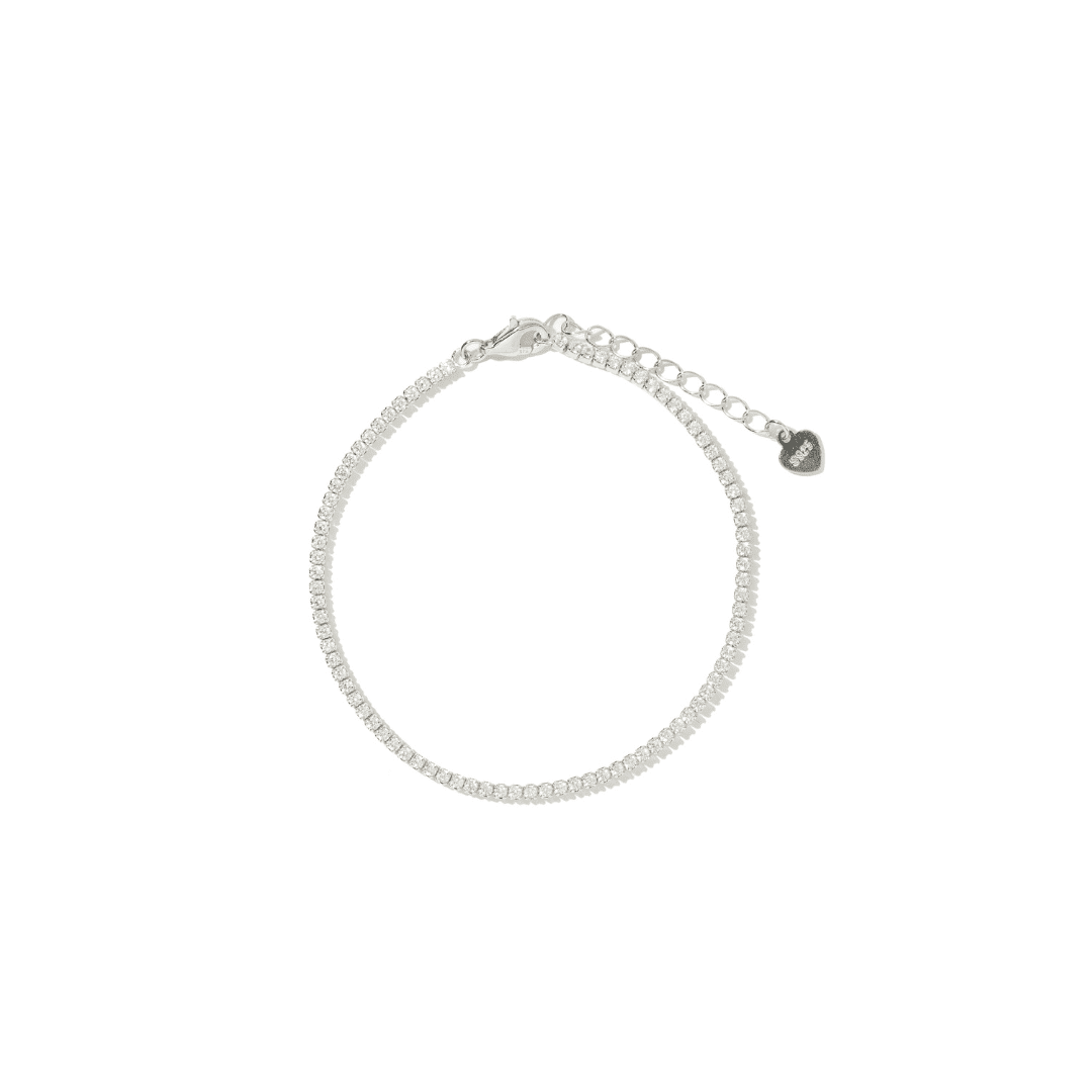 SILVER SPARK TENNIS BRACELET - PULSERAS - Malandra Jewelry - FBP480-1EPU0076-PP