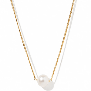 SINGLE PEARL DOTS NECKLACE - COLLARES - Malandra Jewelry - TC2083