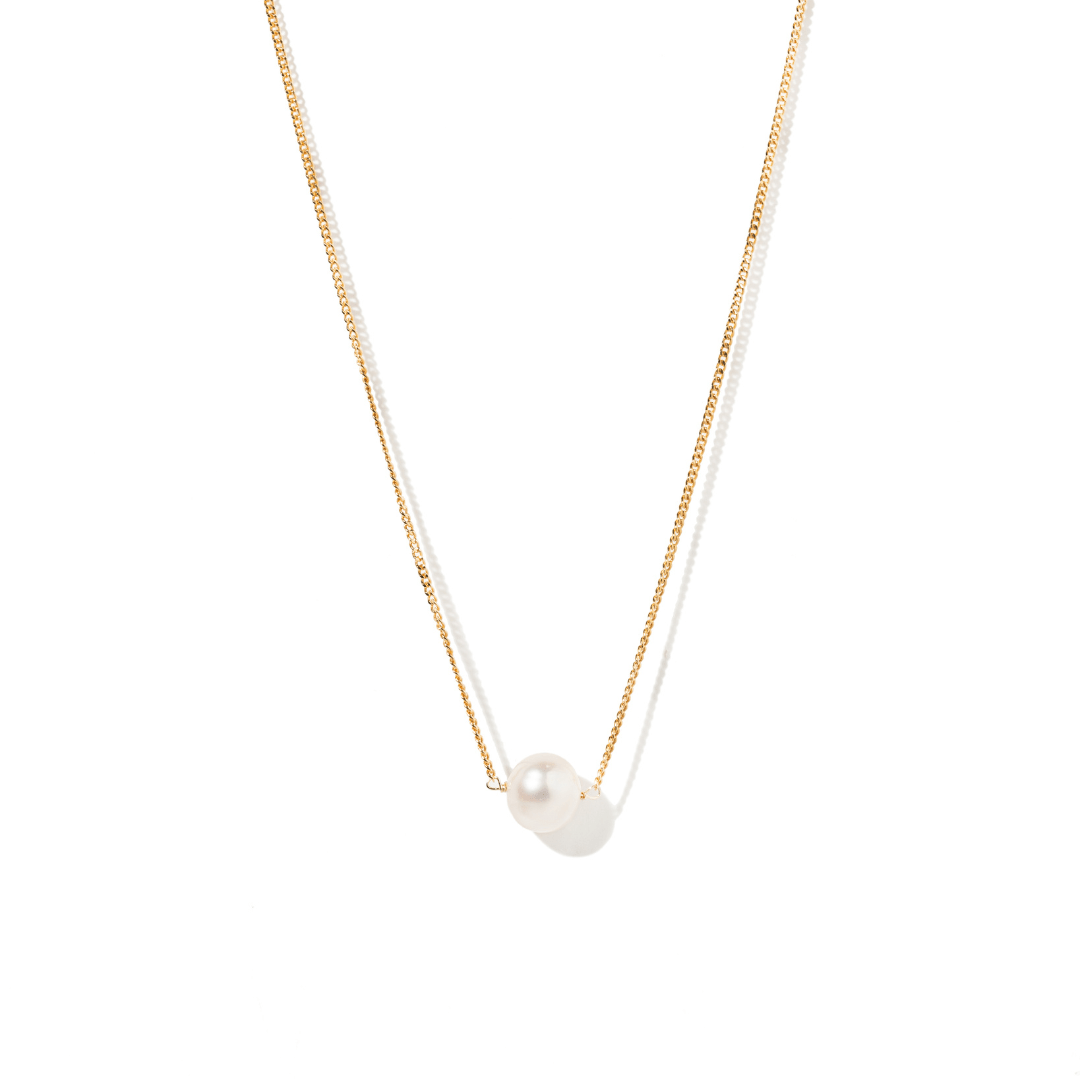 SINGLE PEARL DOTS NECKLACE - COLLARES - Malandra Jewelry - TC2083