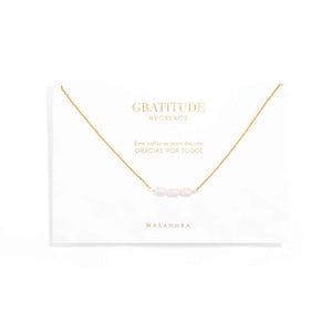 SKINNY TRIPLE PEARL NECKLACE